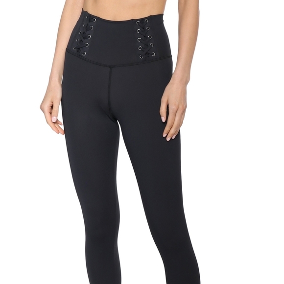 Jumpsuits | Strut Lace Up Legging Black 